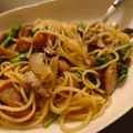 柚子嬢's cooksnap of when they made きのことのらぼう菜のパスタ.