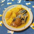 たまさぶろうの部屋's cooksnap of when they made 秋刀魚と大根の梅煮。【圧力鍋】.