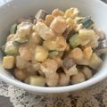Faiza's cooksnap of when they made ヒヨコ豆とさつま芋の味噌マヨサラダ☆.