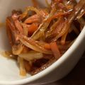 MULA's cooksnap of when they made 春ちゃんばぁちゃんの~大根の皮キンピラ.