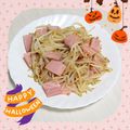 ぱふ's cooksnap of when they made もやし焼豚。レンジで簡単！.