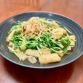 Superlittleboo's cooksnap of when they made 【低糖質】油揚げと水菜のサッと煮.