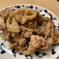 ねみねみ's cooksnap of when they made れんこんと豚こまのバターポン酢照り焼き.