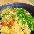 おまたんＬＡＢＯ's cooksnap of when they made レンジで簡単！ウインナーと玉子の炒飯.