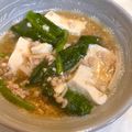 モミ太くん's cooksnap of when they made 豆腐の鶏ひき肉あんかけ.