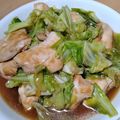 ナーちゃん's cooksnap of when they made キャベツと鶏むね肉のオイスター炒め.