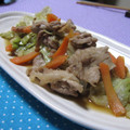 えみんちゅ＊'s cooksnap of when they made 豚とレタスのシャキシャキ炒め♡.