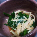 まな姫's cooksnap of when they made ほうれん草とエノキのおひたし.