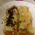 spicycake's cooksnap of when they made 食パン１枚で！バナナトースト２種♡.