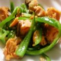 maruru-nn's cooksnap of when they made お弁当に！塩鮭 ピーマンのさっと炒め.