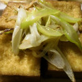 maruru-nn's cooksnap of when they made スグ旨！厚揚げの長ネギポン酢がけ.