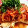 羽尼うに's cooksnap of when they made カジキ☆大葉香るトマトソースかけ.
