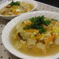 ともこキッチン's cooksnap of when they made 白菜と干し海老の春雨スープ.