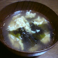 にゃんこう先生's cooksnap of when they made 簡単　ふわふわ卵のワカメスープ.