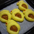 たなか家's cooksnap of when they made ☆HBで にんじんみるくパン☆.