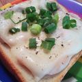 ★ひいらぎ★'s cooksnap of when they made 簡単◎美味しい◎塩辛チーズトースト.