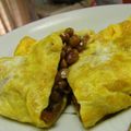 ころころri's cooksnap of when they made 我が家の『納豆入り玉子焼き』.