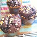 xxpechaxx's cooksnap of when they made ホットケーキＭＩＸでチョコマロンマフィン.