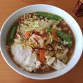 ☽月光's cooksnap of when they made みそラーメンに余り野菜を炒めてブチこみ♨.