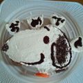 まちゅママ's cooksnap of when they made キャラクターケーキ　☆　スヌーピー.