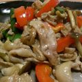 孤独なさぼてん's cooksnap of when they made 豚肉とオクラ椎茸の炒め物.