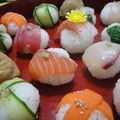 syokora123's cooksnap of when they made 【カラフル野菜てまり寿司】.