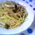 みっこ園's cooksnap of when they made しめじの和風簡単パスタ♪.