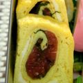 スマイルちょこ's cooksnap of when they made お弁当に☆梅しそ卵焼き.