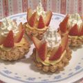ぷくぷくさざれ's cooksnap of when they made 冷凍パイシート使って☆苺のタルト♪.