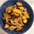 ココハナミコ☆'s cooksnap of when they made ☆さつまいもとれんこんの甘辛炒め☆.