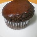 kamemii's cooksnap of when they made ホットケーキＭＩＸでチョコマロンマフィン.