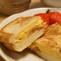 こはがえる's cooksnap of when they made フライパンで簡単・美味しいホットサンド！.