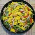 aimeku's cooksnap of when they made ☆卵ともやしときゅうりの中華風サラダ☆.