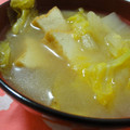 うさぎのシーマ's cooksnap of when they made 白菜と厚揚げのおみそ汁.