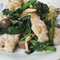 CoffeeCoco's cooksnap of when they made 豚バラ肉と小松菜の塩だれ炒め.
