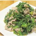 Ｒｅｃｏｔｙ's cooksnap of when they made 春菊と豚しゃぶのごまポン和え.