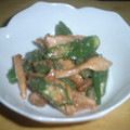 Jock's cooksnap of when they made エリンギとオクラのさっぱりあえ.