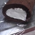 まぃこ☆'s cooksnap of when they made ちょっと大人のバレンタインロールケーキ☆.