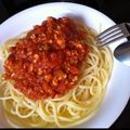 ★ウサギ＠野郎's cooksnap of when they made ヘルシー！おいしい！ミートソース！.