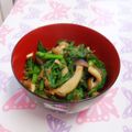 ちょびーす's cooksnap of when they made パパッと一品☆春菊しめじおかか和え.