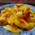 おらんでう～たん's cooksnap of when they made ちくわとたくあんの食べるラー油和え.