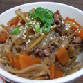 みちかな's cooksnap of when they made 牛とゴボウの炒め煮（すき焼き風）.