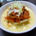 yuuki1127's cooksnap of when they made ふわとろ納豆キムチ豆腐.