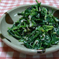 なつあつママ's cooksnap of when they made ✾ほうれん草としらすのマヨしょうが和え✾.