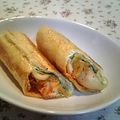 ばるぼあ's cooksnap of when they made 簡単おつまみ　☆キムチ・チーズあげ巻き☆.