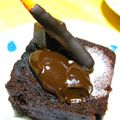 ママdeko's cooksnap of when they made ホワイトチョコ入ブラウニー☆卵バターなし.