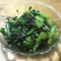 さくら１３１'s cooksnap of when they made 小松菜　簡単☆彡中華風あえ.
