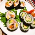 totoha's cooksnap of when they made キンパ　（　韓国海苔巻き　）.