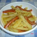 nokko.t's cooksnap of when they made じゃがいもとウィンナー炒め.