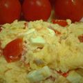 myukitty's cooksnap of when they made トマトとチーズのオムレツ.